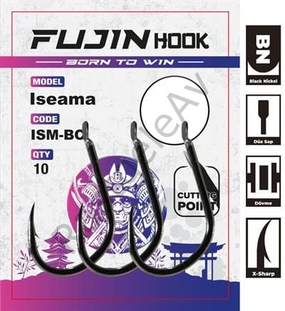 Fujin Iseama Deliksiz Düz Olta Kancası