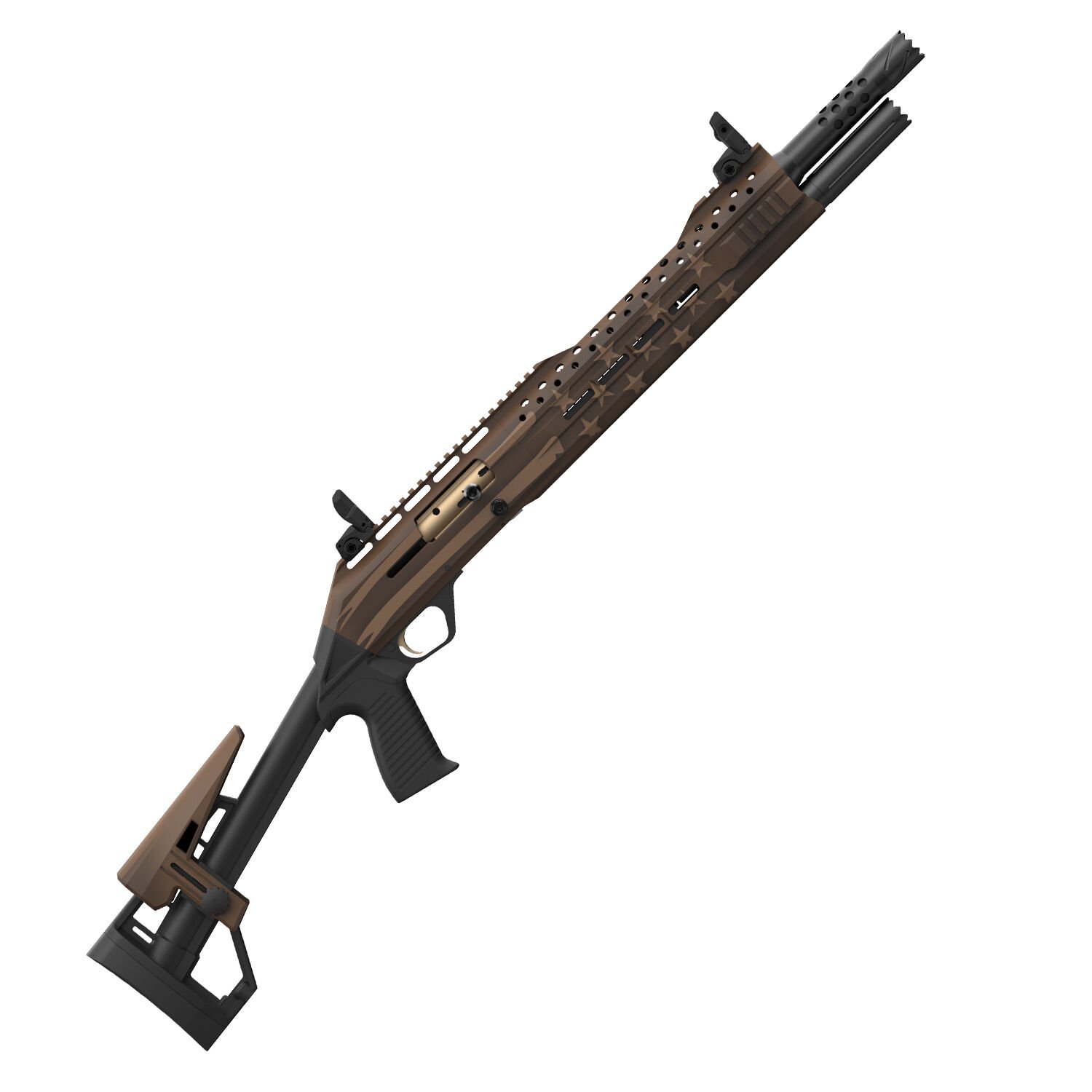 Serengeti SR 22 Bronz Yıldızlı Şarjörlü Av Tüfeği 12 Kalibre - CP-407