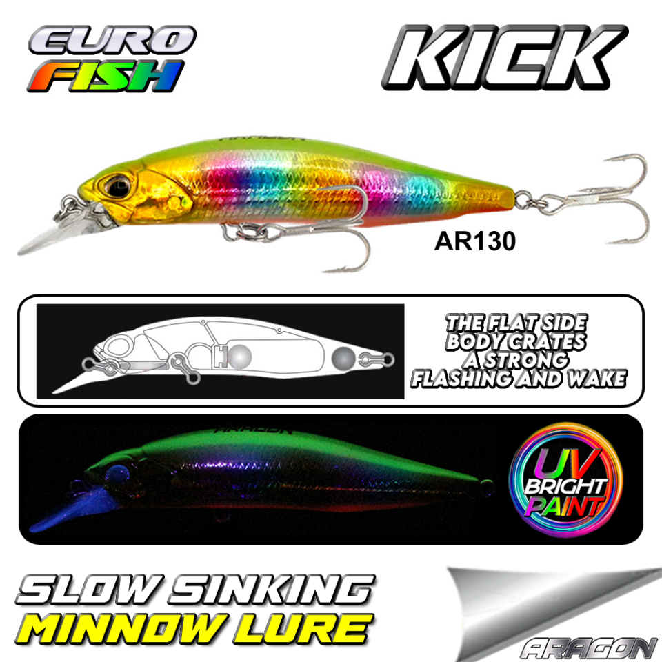 Kick Sinking 75Mm 9Gr Maket Balık AR130