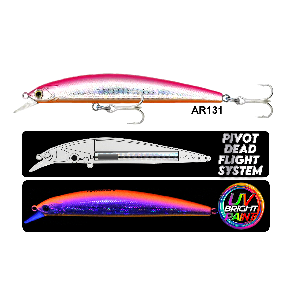 Negro Floating 95Mm 10.5Gr  Maket Balık AR131