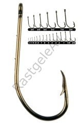 Youvella 1366 Delikli Tırnaklı Papağan Olta İğnesi 100'lü Kutu Bronz