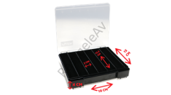Fujin Tackle Box 125DS Çift Taraflı Slim Maket Balık Kutusu