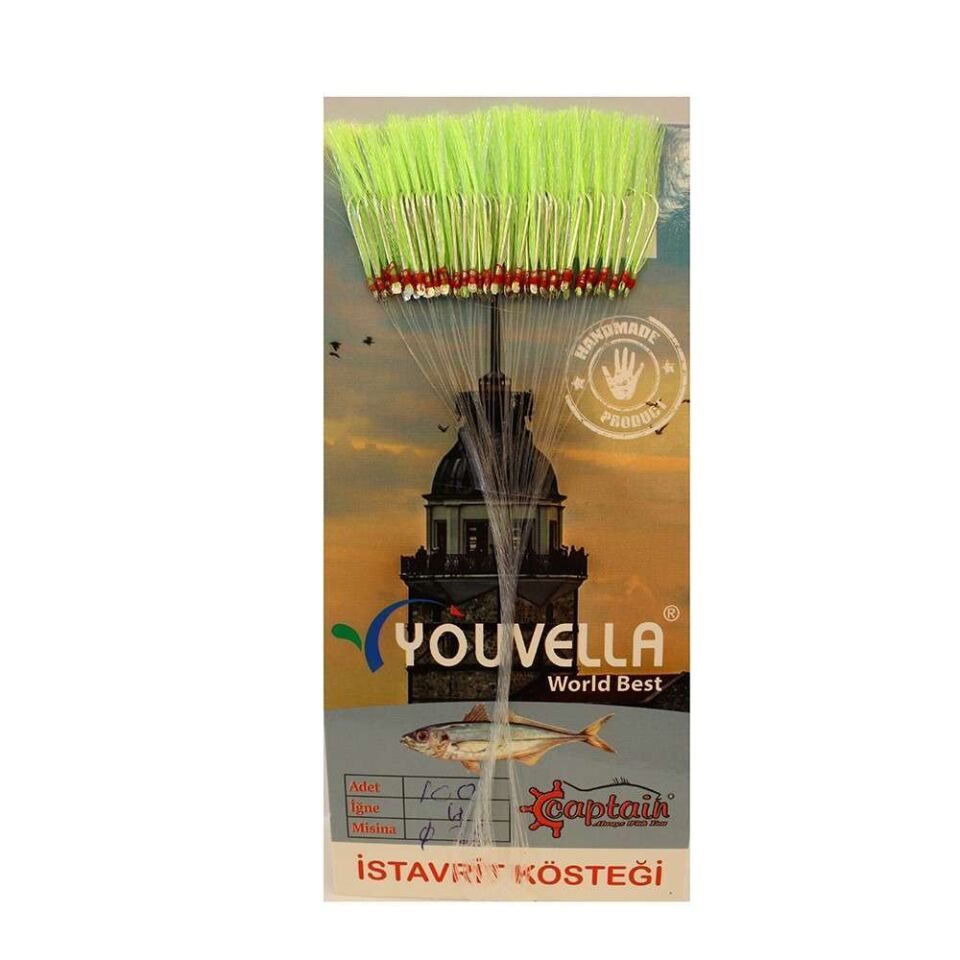 Çinekop Kösteği UV-GLOW Simli Youvella Kartonda 50 İğne 025mm Köstek 70