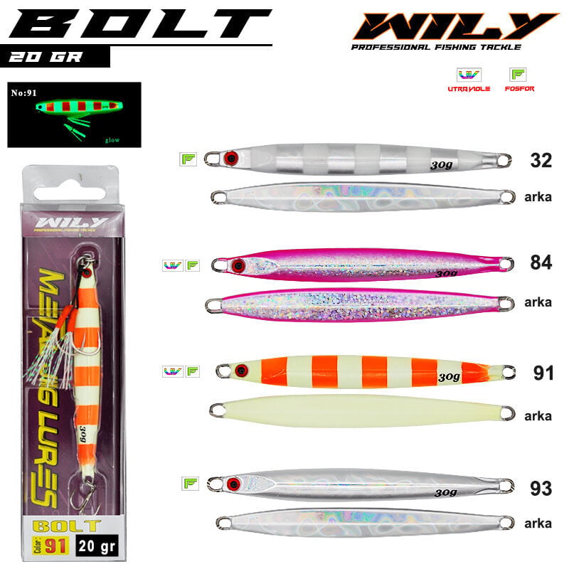 Wily Bolt Jig 20 gr