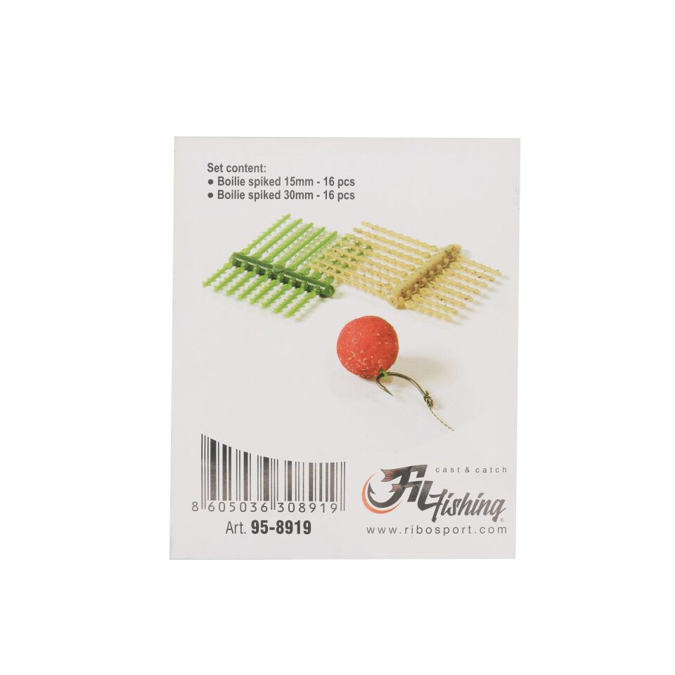Boilie Spiked 15 & 30mm 32pcs