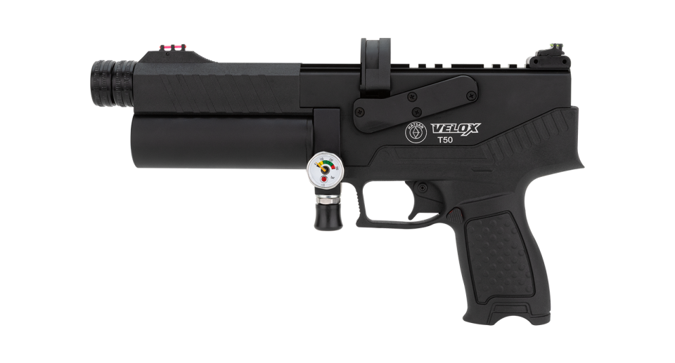 Hatsan Velox T50 Black PCP Havalı Tabanca (50 Kalibre)