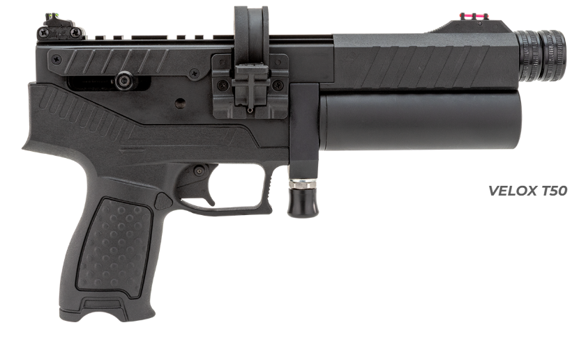 Hatsan Velox T50 Black PCP Havalı Tabanca (50 Kalibre)