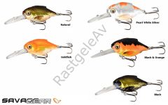 Savage gear 3D Crucian Crank 6,4 cm 23 gr SF DR Suni Yem Black Orange