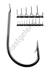 Youvella 1403 Kısa Pala Dövme Olta İğnesi 100'lü Kutu Black Nikel