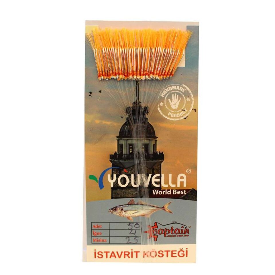 Çinekop Kösteği UV-GLOW Simli Youvella Kartonda 50 İğne 025mm Köstek 86