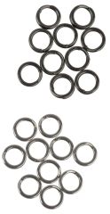 Savage gear Stainless Splitring Mix Forged SS 20 Adet 9 MM