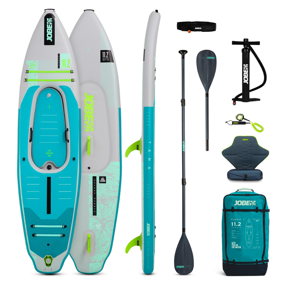 Jobe Tana Hybrid 11.2 Sup Paddle Board Kürek Sörfü Seti Yeşil