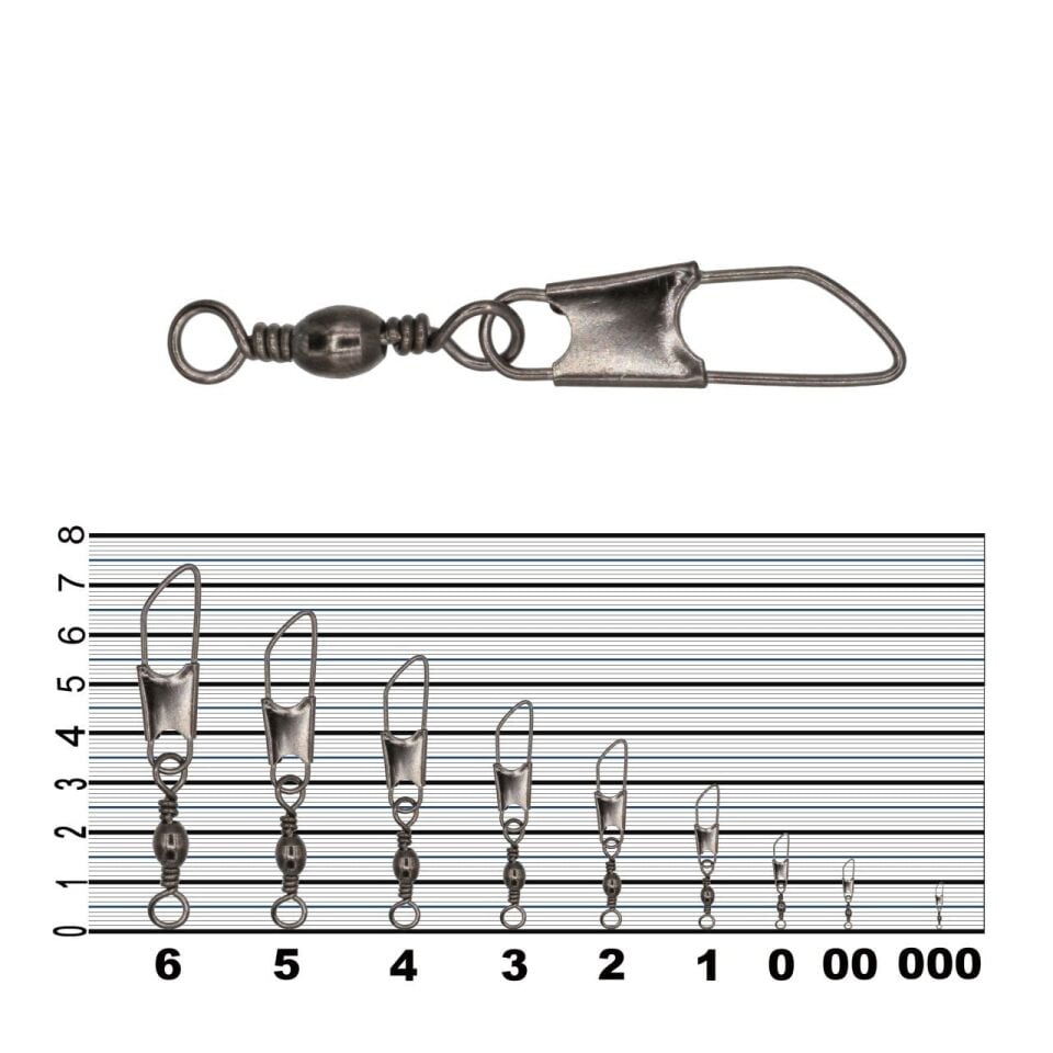 Klipsli Fırdöndü Black Nikel 144 lü