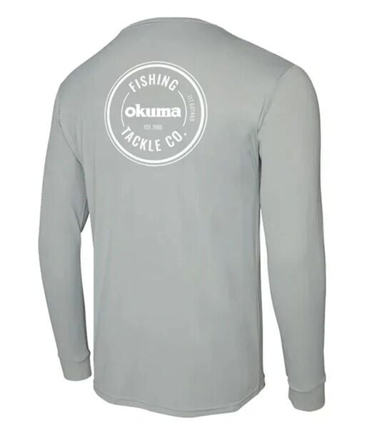 Okuma Aquatek Long Sleeve Sun Shirt Grey M