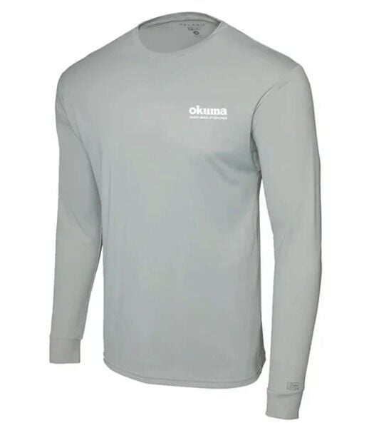 Okuma Aquatek Long Sleeve Sun Shirt Grey M