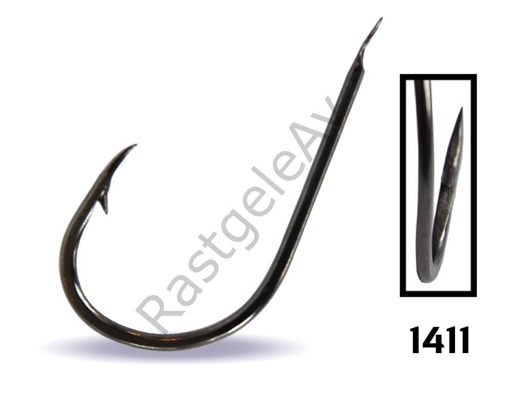 Youvella 1411 Kısa Pala Dövme Çupra İğnesi 100'lü Kutu Black Nikel