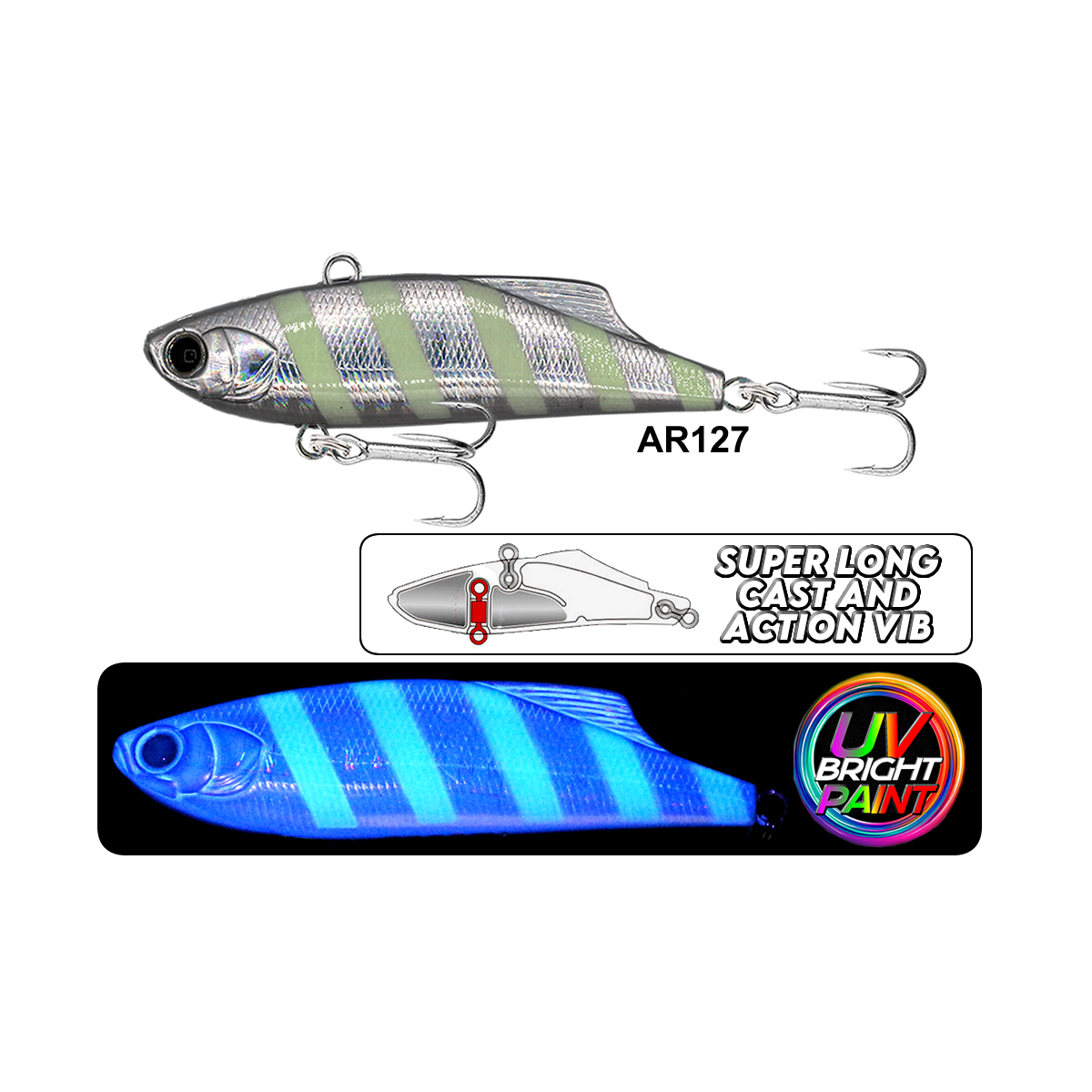 Vixen Vib 70Mm 18Gr Vibrasyon Maket Balık AR127