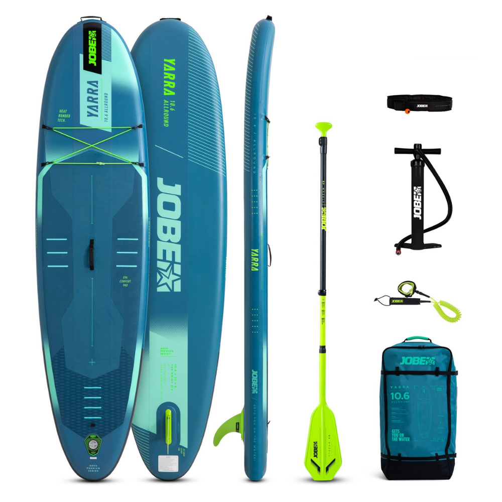 Jobe Yarra Sup Board 10.6 Kürek Sörfü Mavi Set