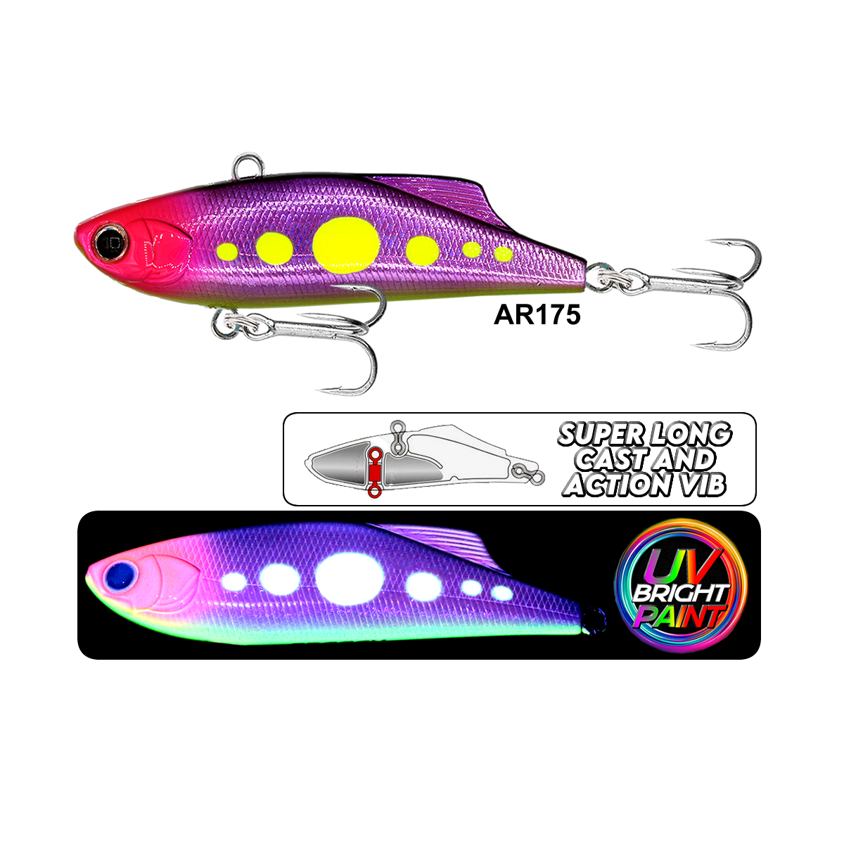 Vixen Vib 70Mm 18Gr Vibrasyon Maket Balık AR175