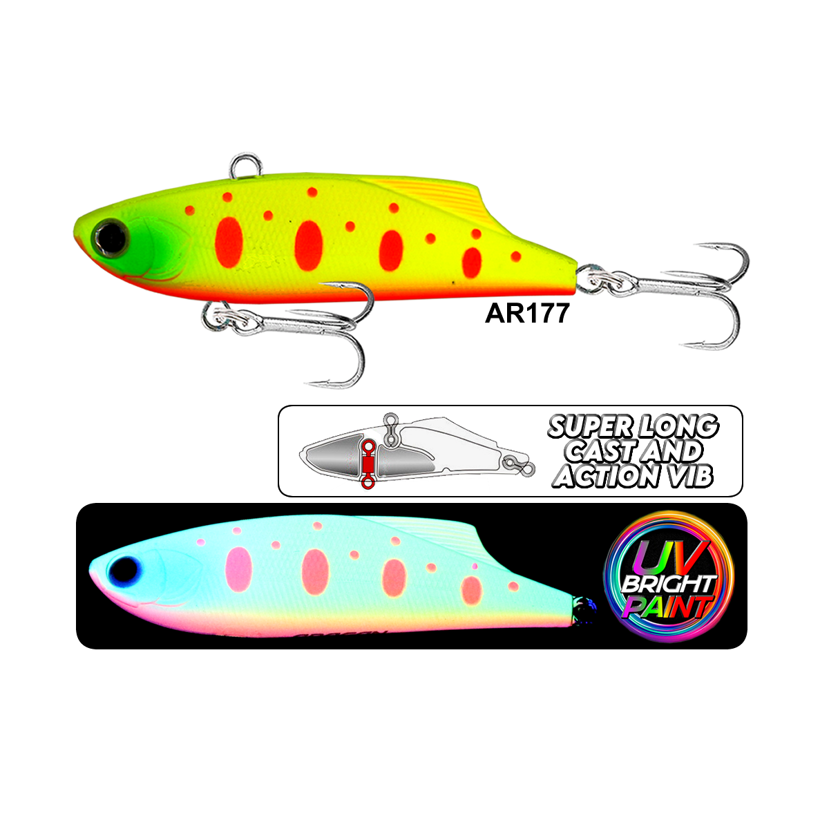 Vixen Vib 70Mm 18Gr Vibrasyon Maket Balık AR177