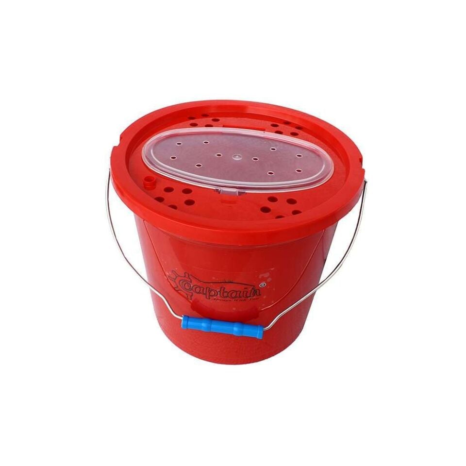 Captain Balıkçı Kovası Kapaklı Tek Kova 88 litre