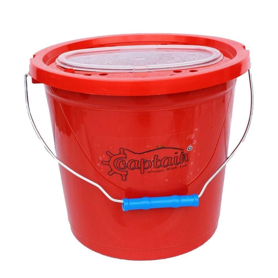 Captain Balıkçı Kovası Kapaklı Tek Kova 88 litre