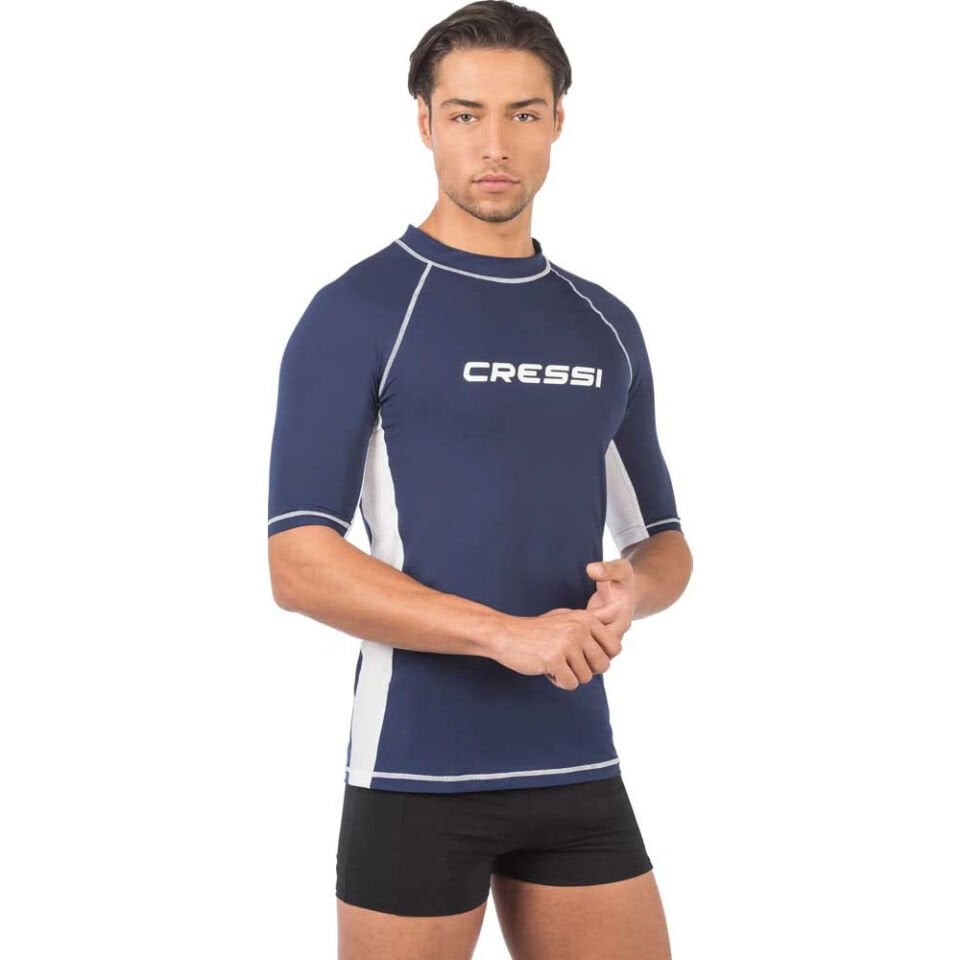 Cressi Rash Guard Man T-Shirt KOYU MAVİ - S