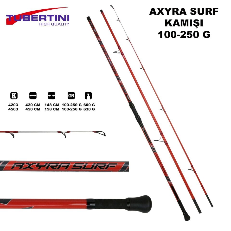 Axyra Surf  Kamışı 420 cm 100-250 g
