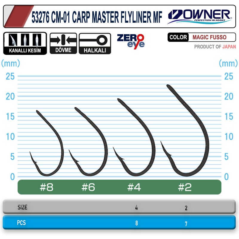 Owner 53276 CM-01 Carp Master Flylıner MF