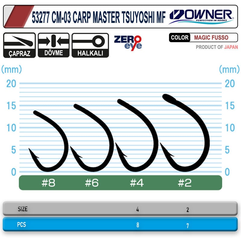 Owner 53277 CM-03 Carp Master Tsuyoshi MF