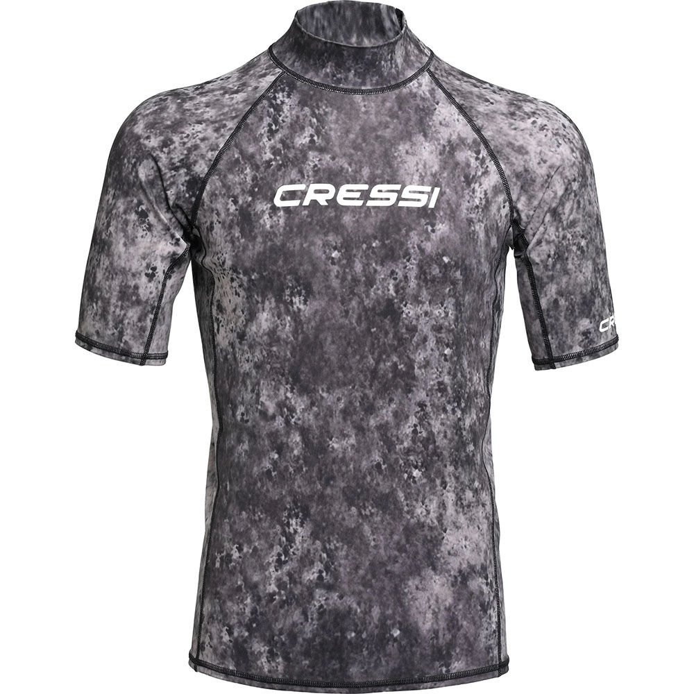 Cressi Rash Guard Man T-Shirt SİYAH GRİ KAMUFLAJ - S
