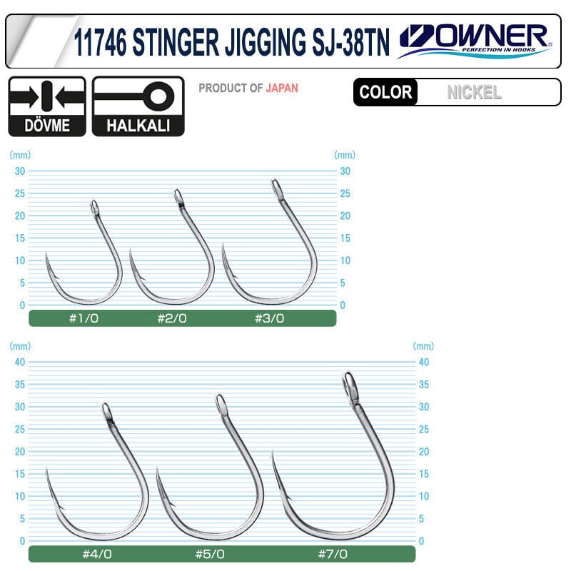 Cultiva 11746 Stinger Jigging SJ-38TN