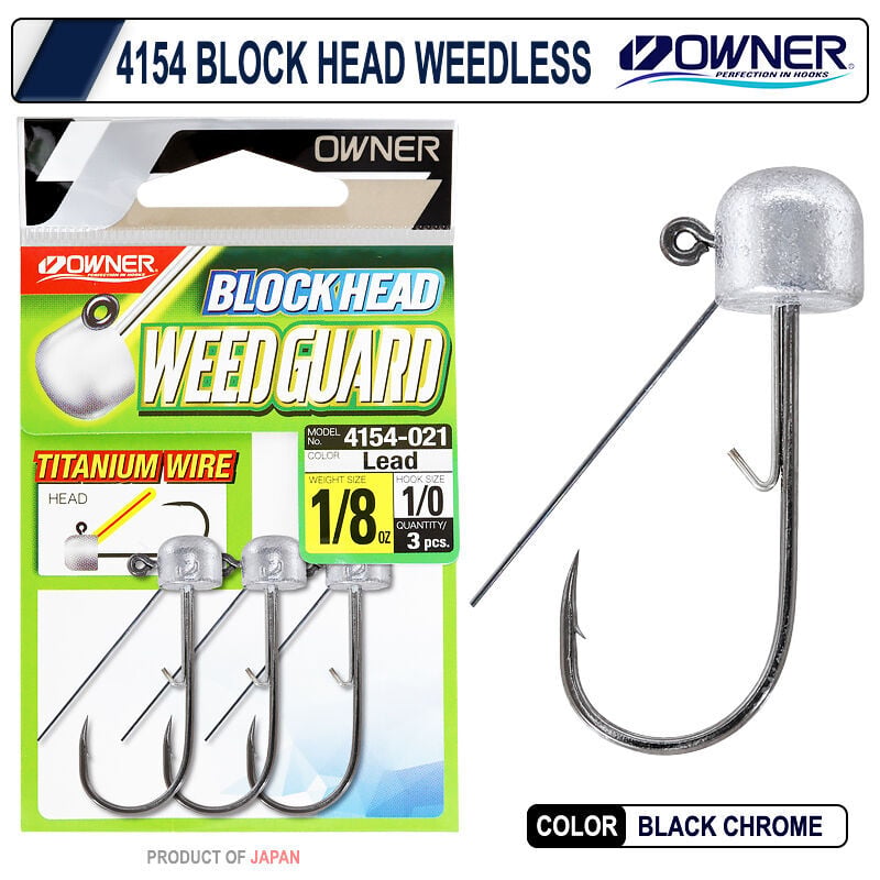 Owner 4154 Block Head Weedless