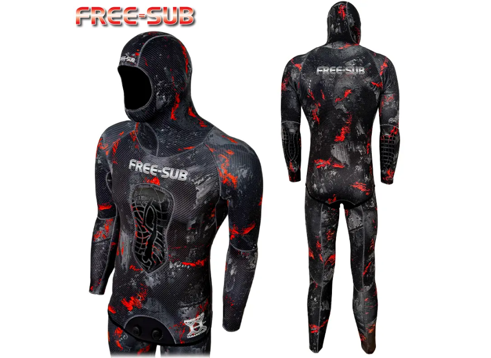 Free-Sub Troya Serbest Dalış Elbisei 7mm Yamamoto Kumaş