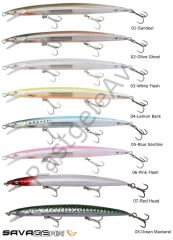 Savage gear Sandeel Jerk Minnow 175 25g Suni Yem 07-Red Head
