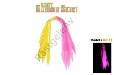 Fujin Rubber Skirt Düz Püskül Set #SR-11