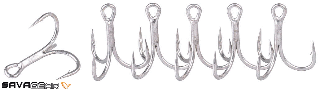 Savage gear Big Fish Treble 1/0 Numara 6 Adet