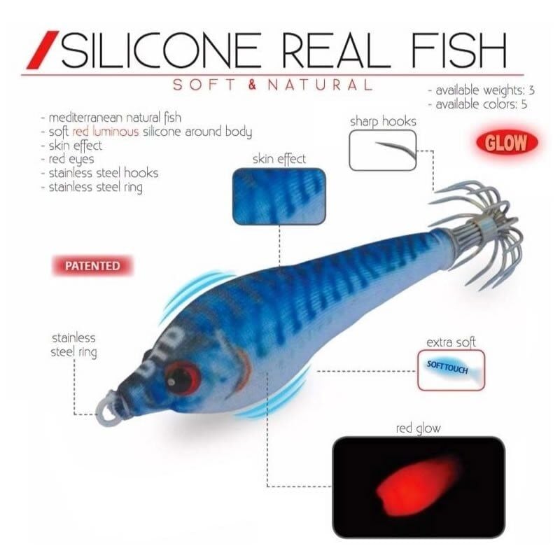 Silicone Real Fish 45g