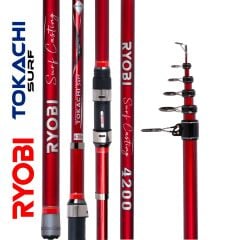 Ryobi Tokachi 390 Cm 100-250 Gr Atarlı Surf Olta Kamışı