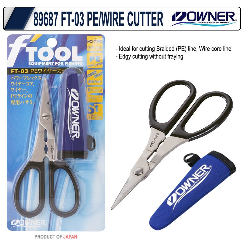 Owner 89687 FT-03 Pe/Wire Cutter Blue