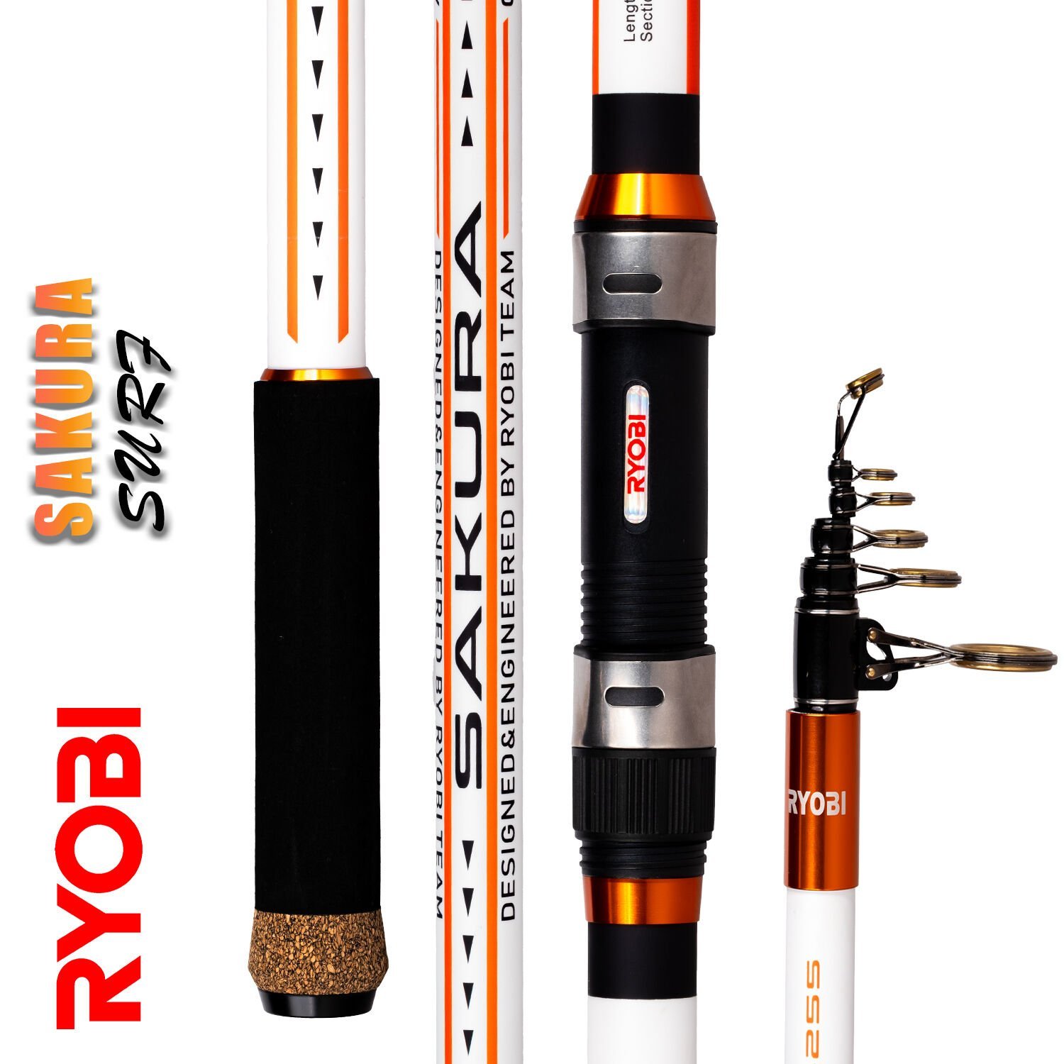 Ryobi Sakura 400 Cm 100-250 Gr Atarlı Surf Olta Kamışı