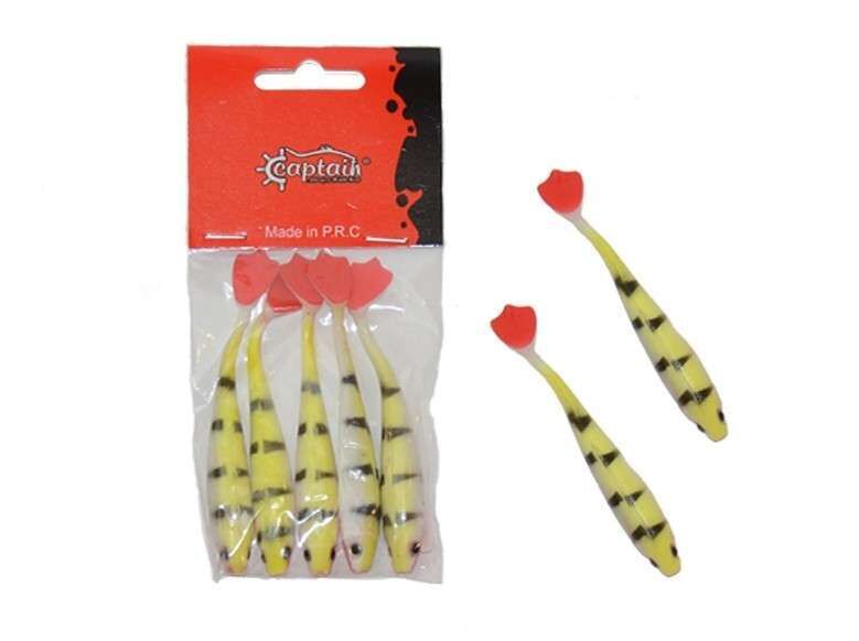 Captain 3566 Pencil Duck 9cm Levrek Silikonu 5li Paket Suni Yem 1