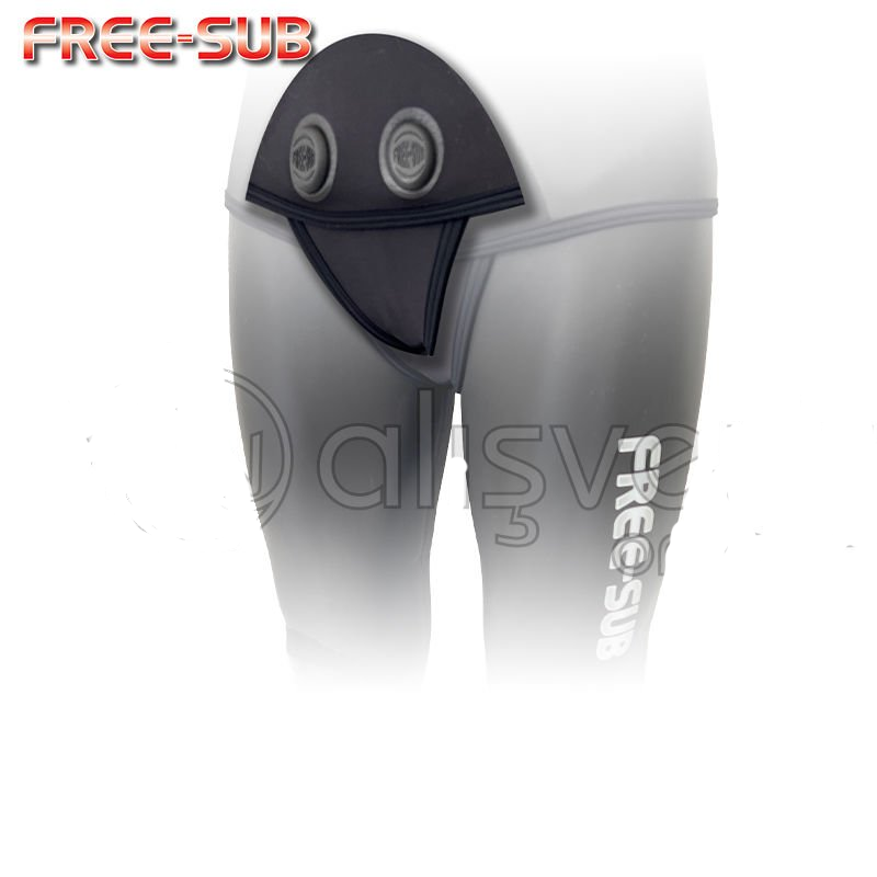 Free-Sub Smooth Derin Serbest Dalış Elbisesi 3mm