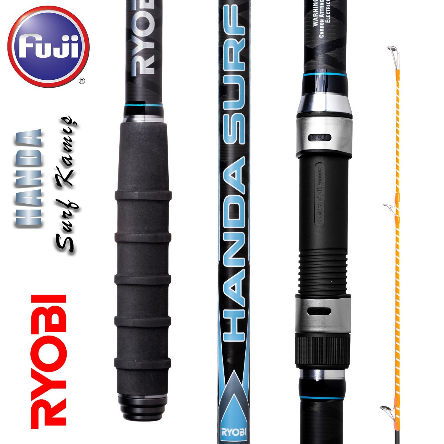 Ryobi Handa 390 Cm 100-300 Gr Atarlı Surf Olta Kamışı