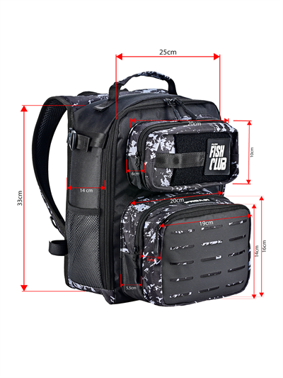 Fujin ProAji Back Pack Brown Camo Balıkçı Sırt Çantası
