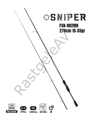 Fujin Sniper 270cm 15-55gr Spin Kamış FSN-902MH