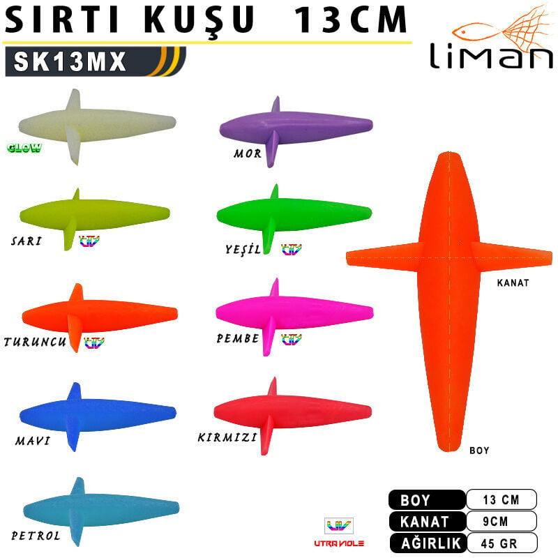 Liman Sırtı Kuşu Telsiz 13 cm
