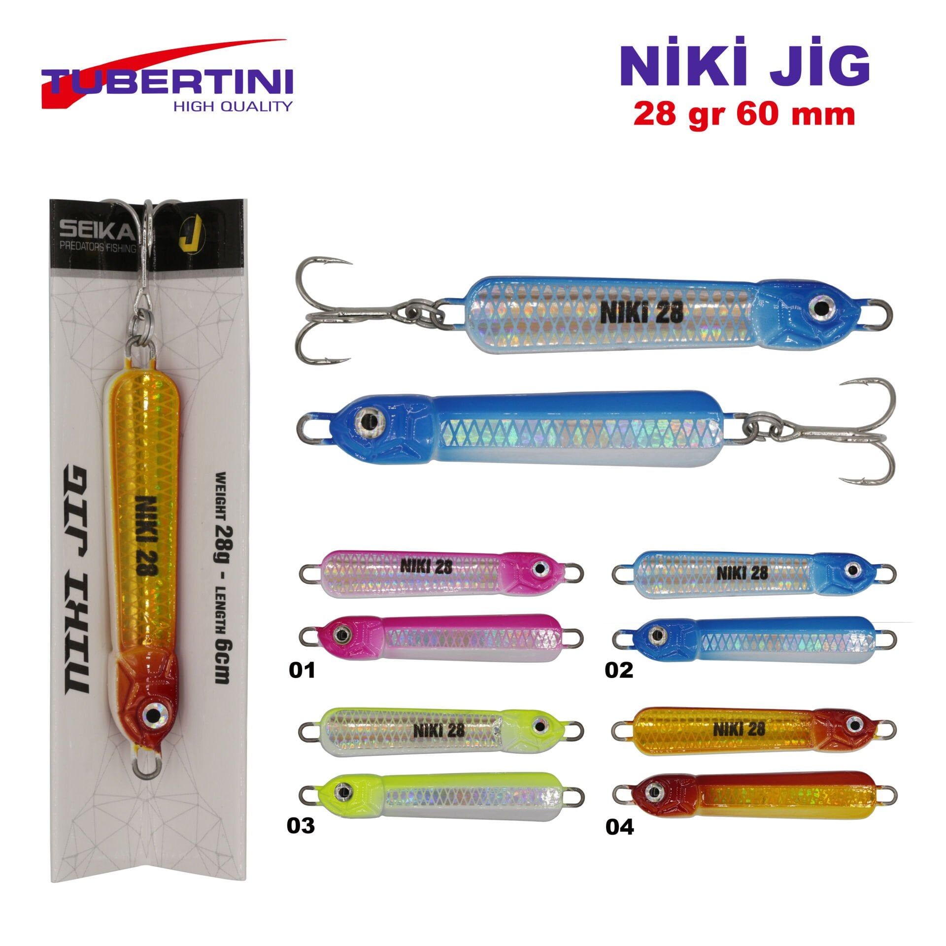 Niki Jig 28 Gr. 6,0 cm