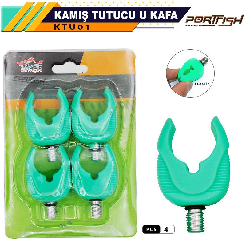 Portfish Kamış Tutucu U Kafa 4 Adetli