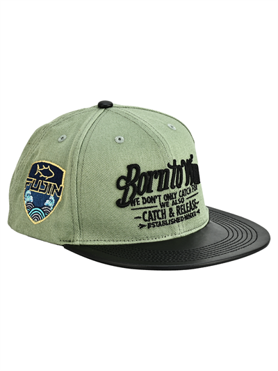 Fujin BTW Leather Visor Şapka Light Green